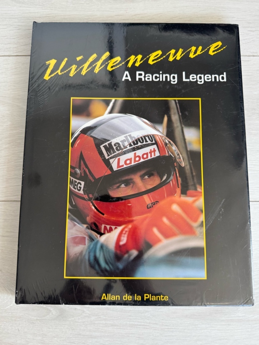 Villeneuve The Racing Legend - hard cover book - sealed